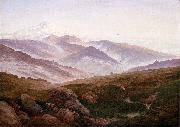 Caspar David Friedrich The Giant Mountains Spain oil painting artist